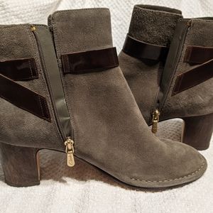 Clarks Spiced River Suede Boots Grey 